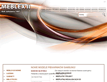 Tablet Screenshot of meblex2.pl